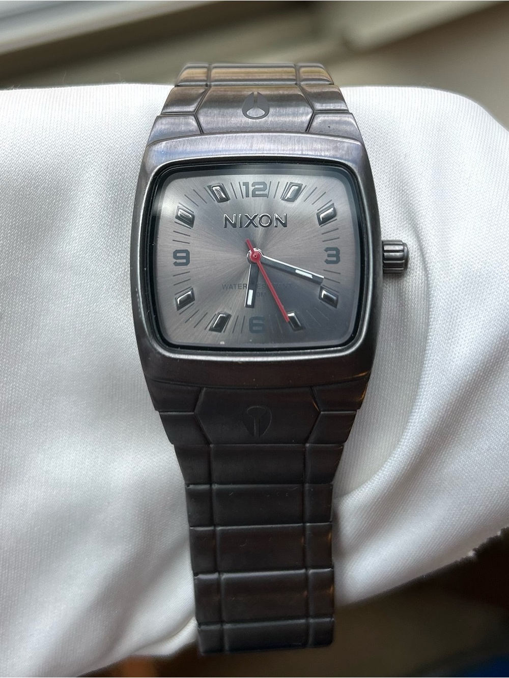 Nixon Watch - The Manual - Gunmetal Stainless Steel Bracelet and Face